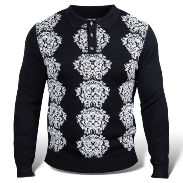 Prestige "Mambos" Polo Sweater (Black) 216