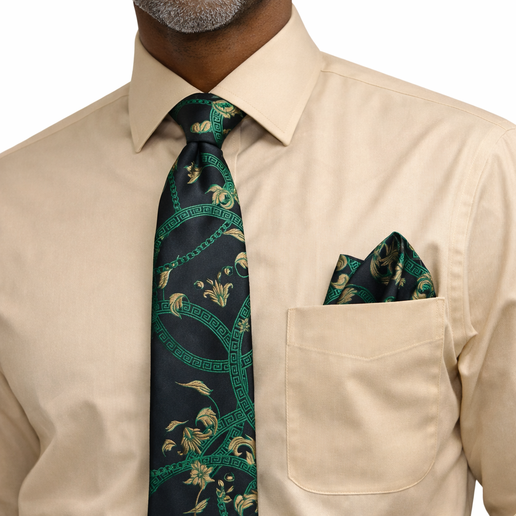 Rossi Man Tie & Pocket Round Set – RMR545-6