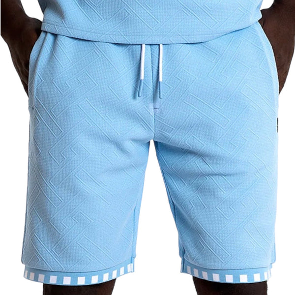 Makobi "Embossed" Shorts (Blue) 363