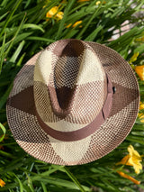 Bruno Straw Hat "Cubano" (Brown/Natural)