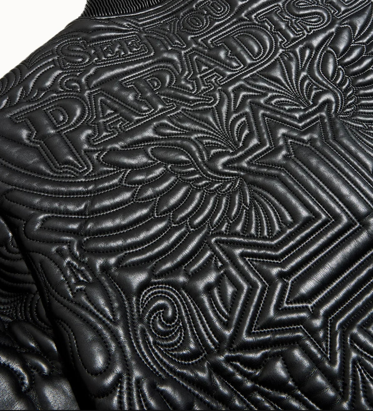 Graphic Bomber Jacket (Black)