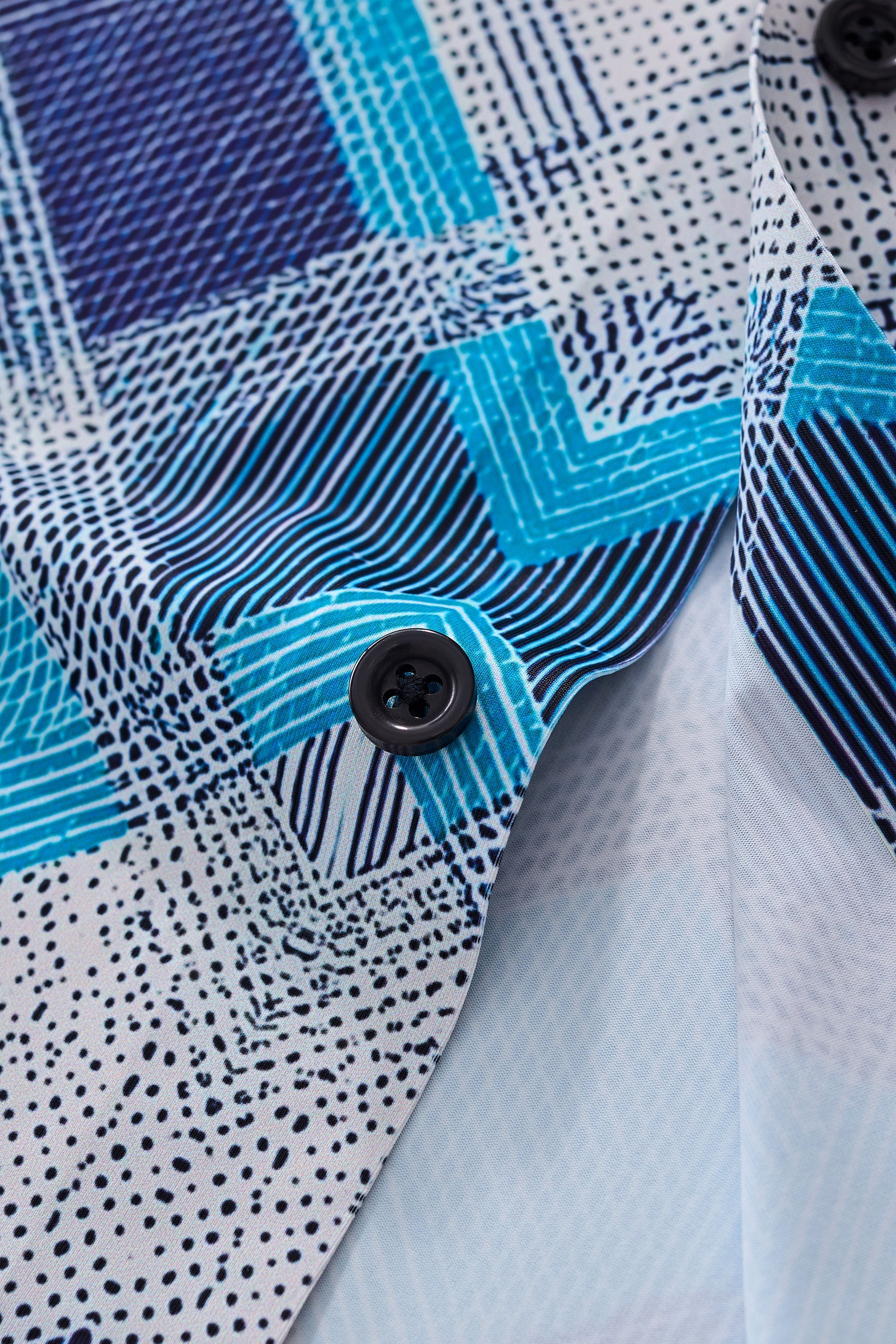 Diamond Plaid Stretch Shirt – El Baron BLUE