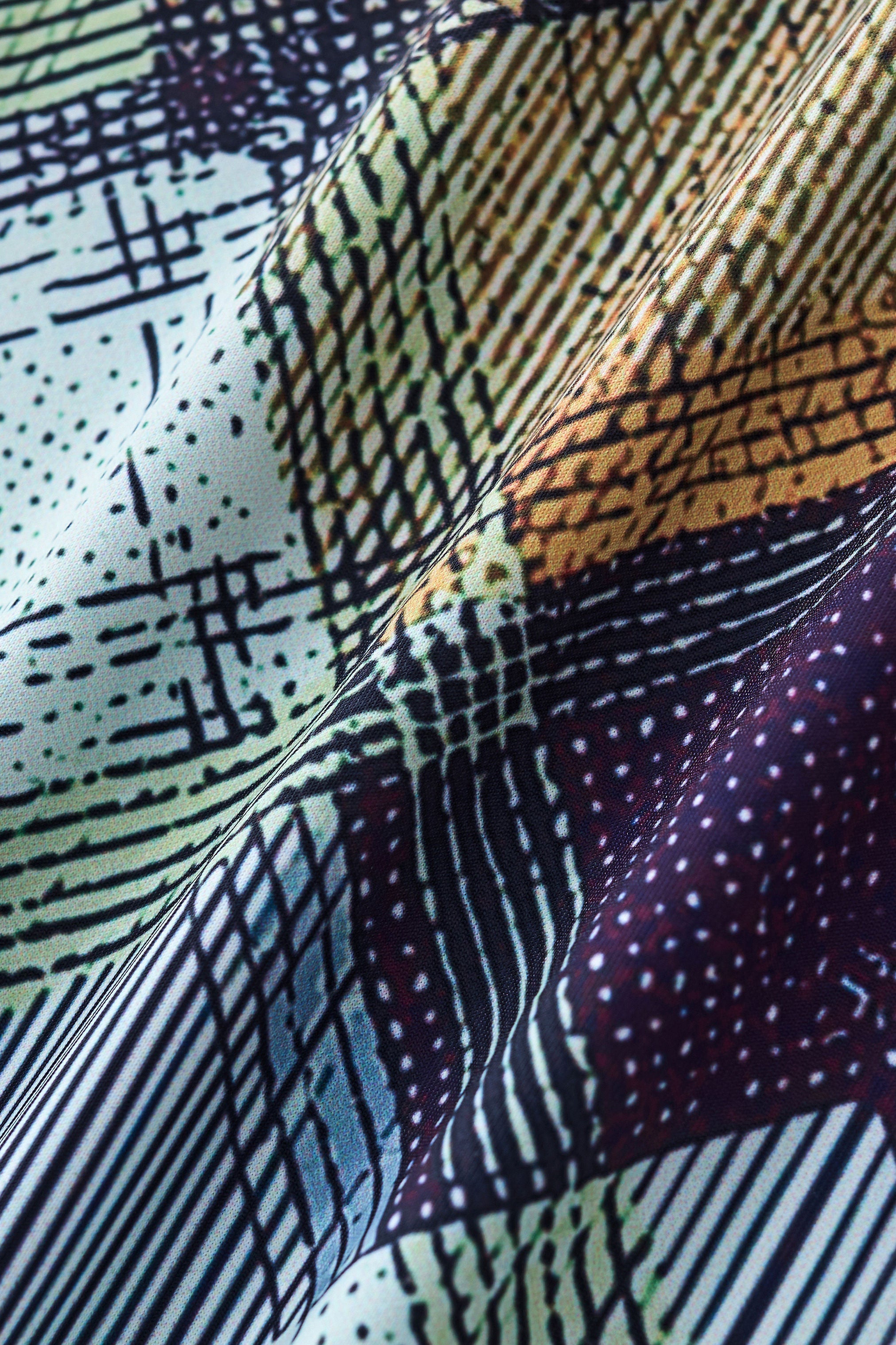Diamond Plaid Stretch Shirt – El Baron KHAKI