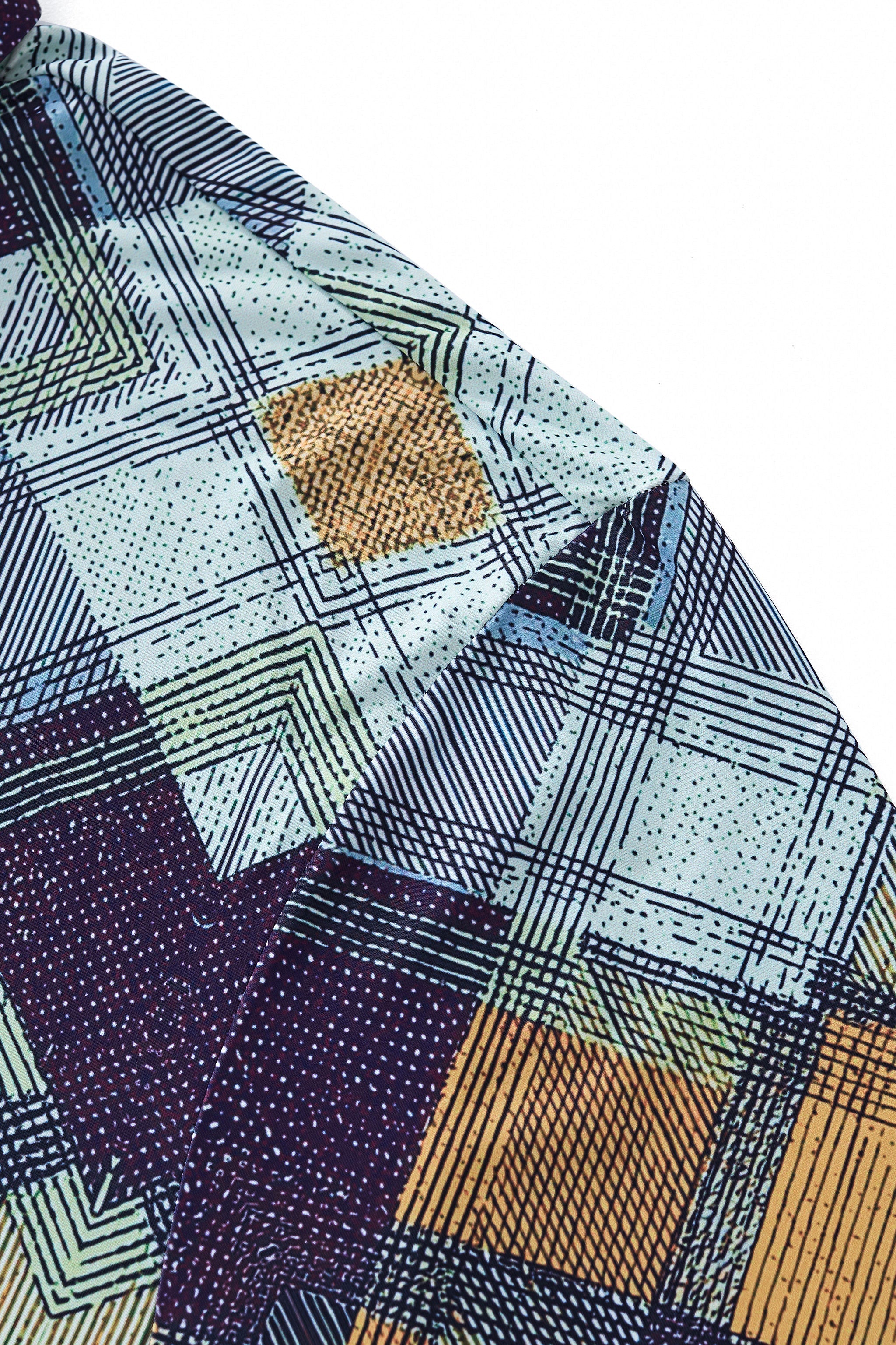 Diamond Plaid Stretch Shirt – El Baron KHAKI