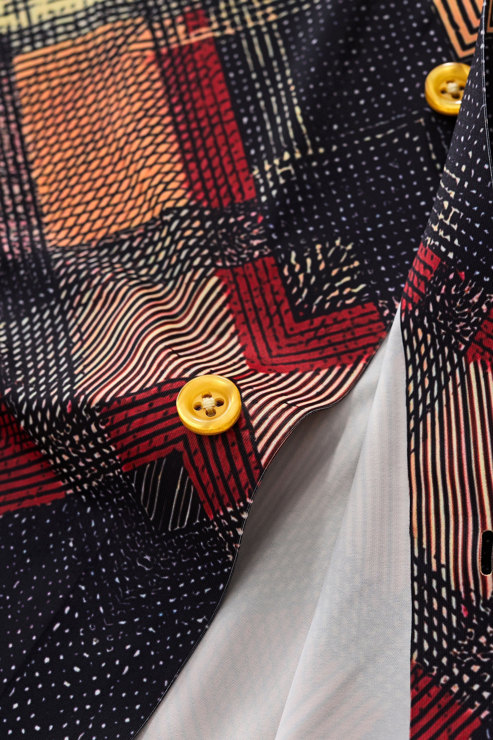 Diamond Plaid Stretch Shirt – El Baron RED