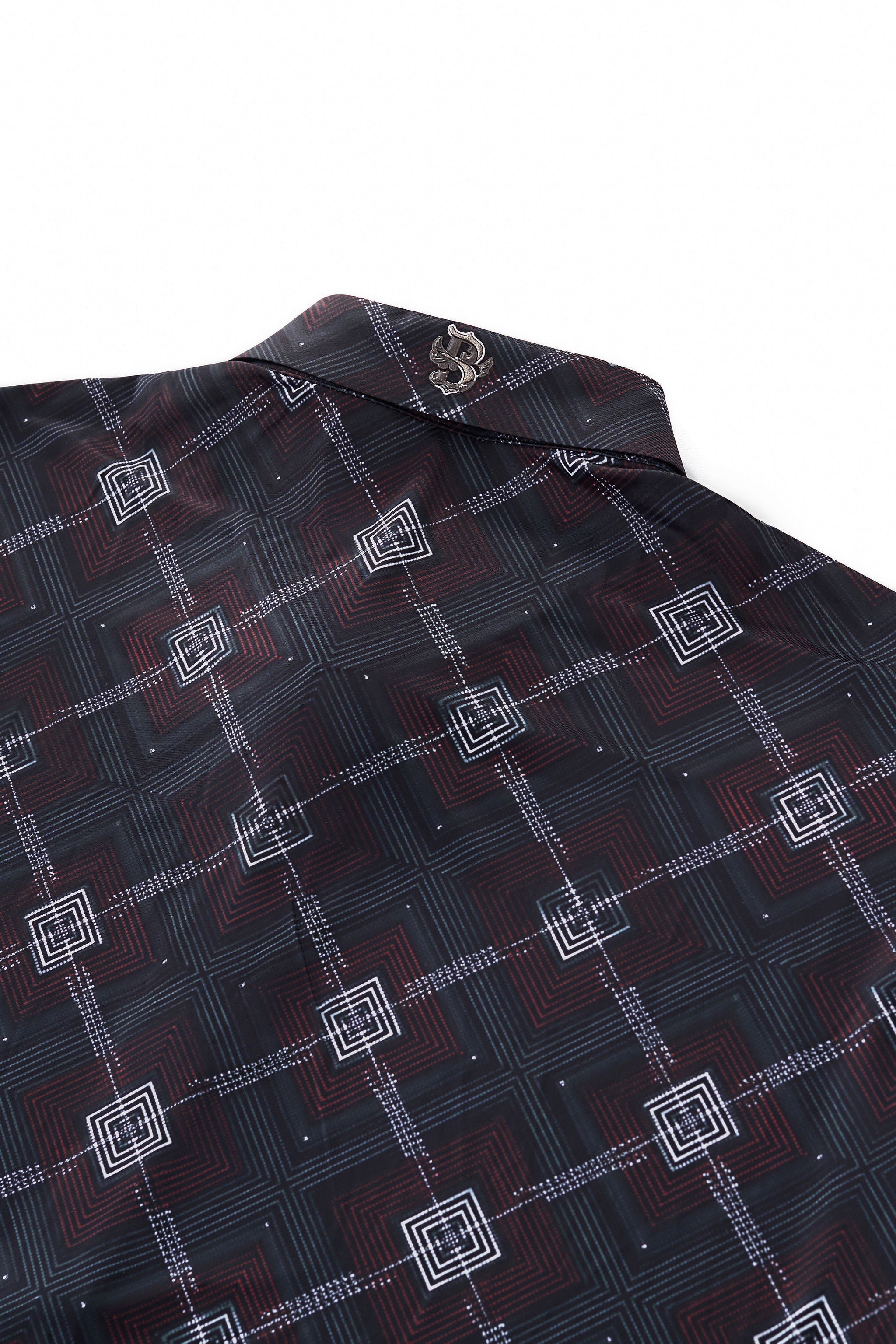 Geometric Seamless Shirt – El Baron BLACK