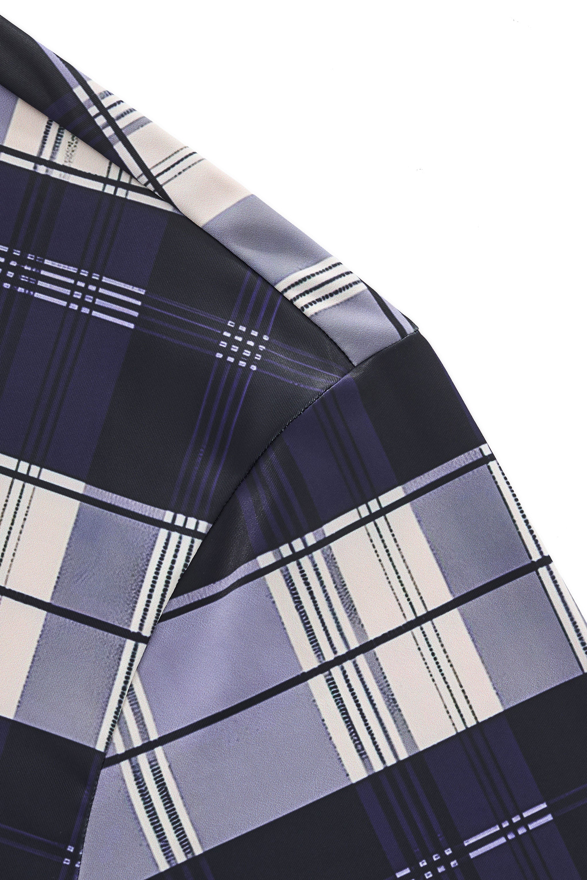 Seamless Classic Plaid Shirt – El Baron NAVY
