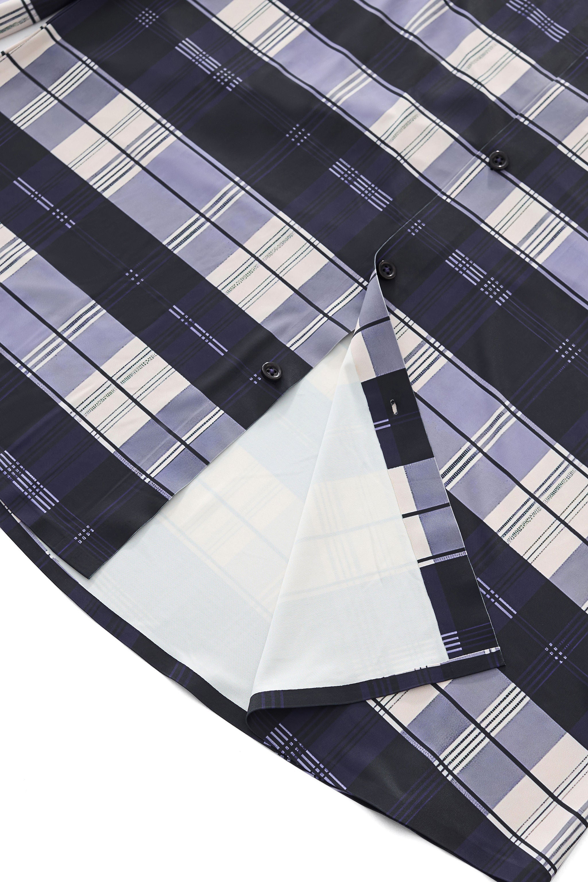 Seamless Classic Plaid Shirt – El Baron NAVY