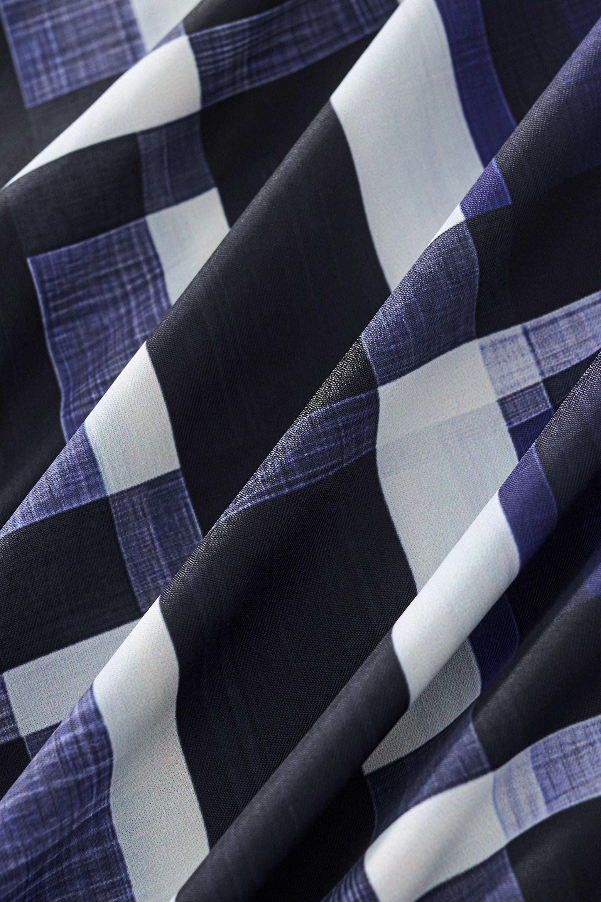 Seamless Bold Plaid Shirt – El Baron BLUE