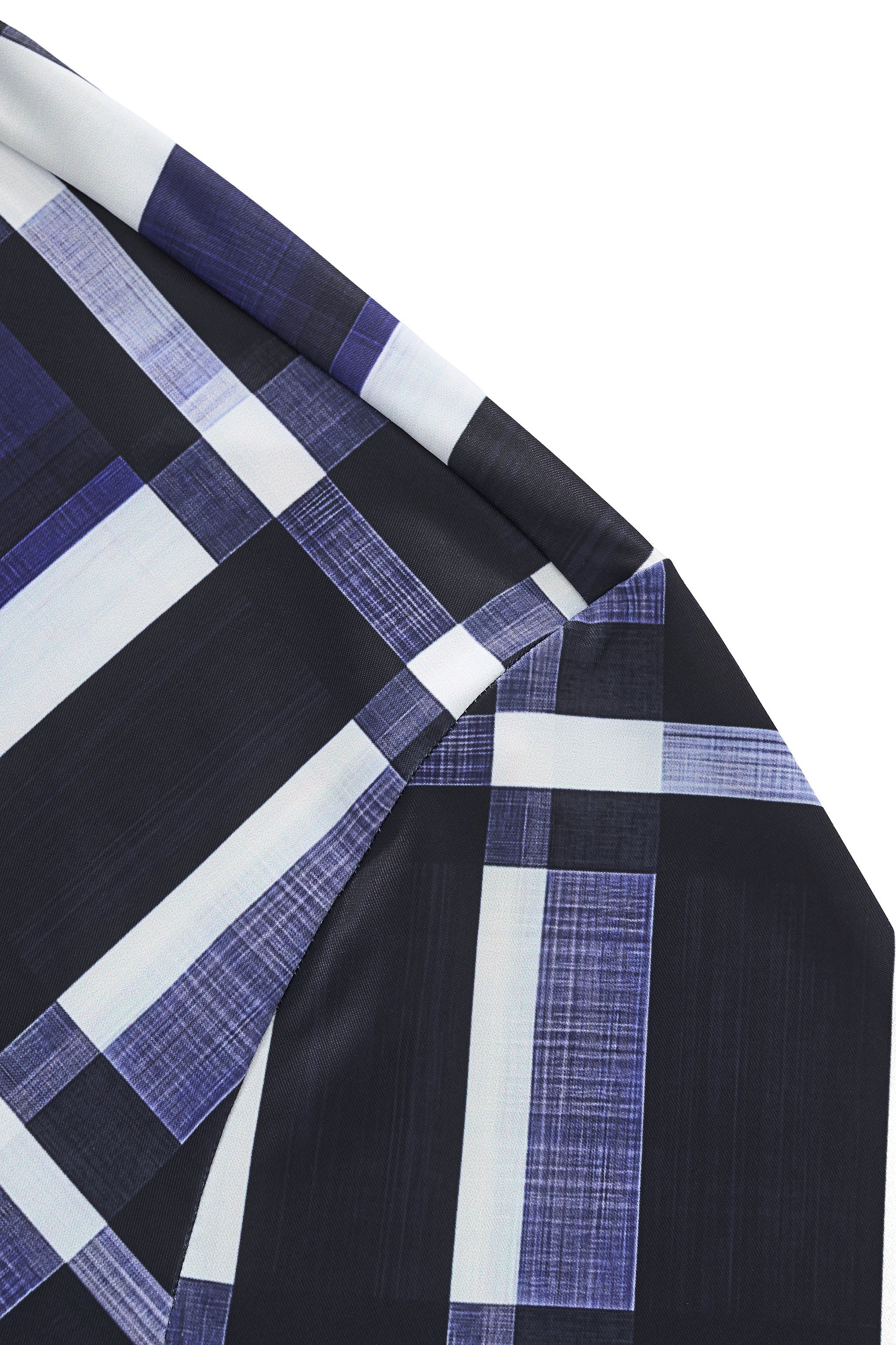 Seamless Bold Plaid Shirt – El Baron BLUE