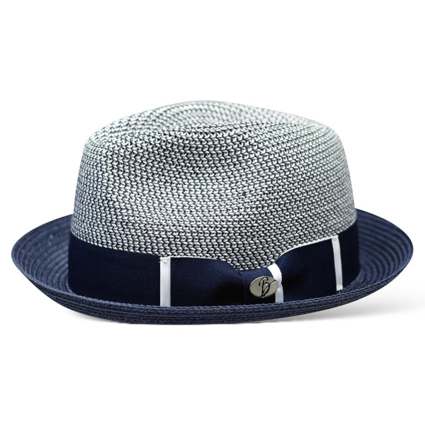 Bentley "Gino" Stingy Brim Hat (Navy/White)
