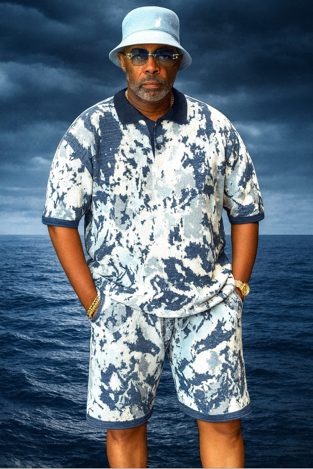 The "Brice" Short Set (Navy)