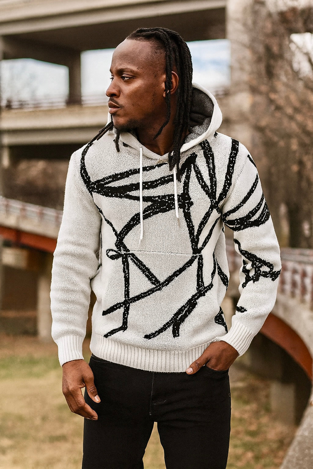 OIM G3 Hoody Sweater (White/Black) OIM