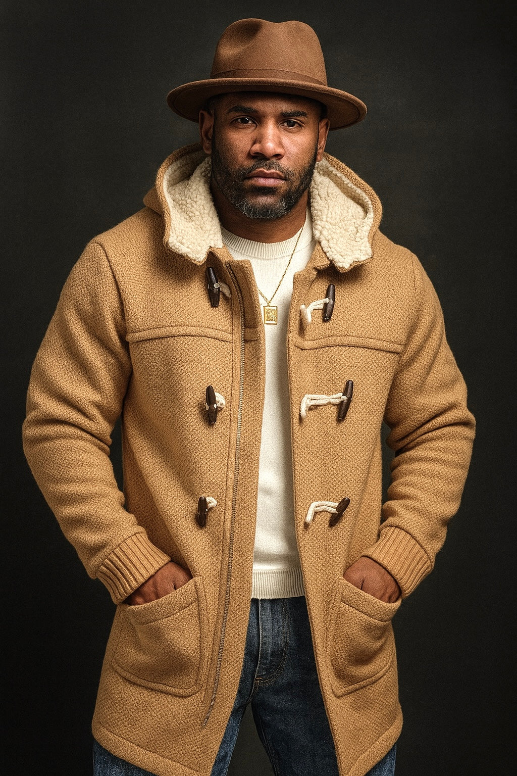 Lcr 3/4 length "Kenneth" cardigan (Vison)