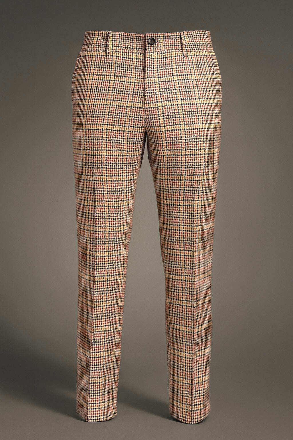 Inserch Military Houndstooth Pant (Rust/Gold/Brown)
