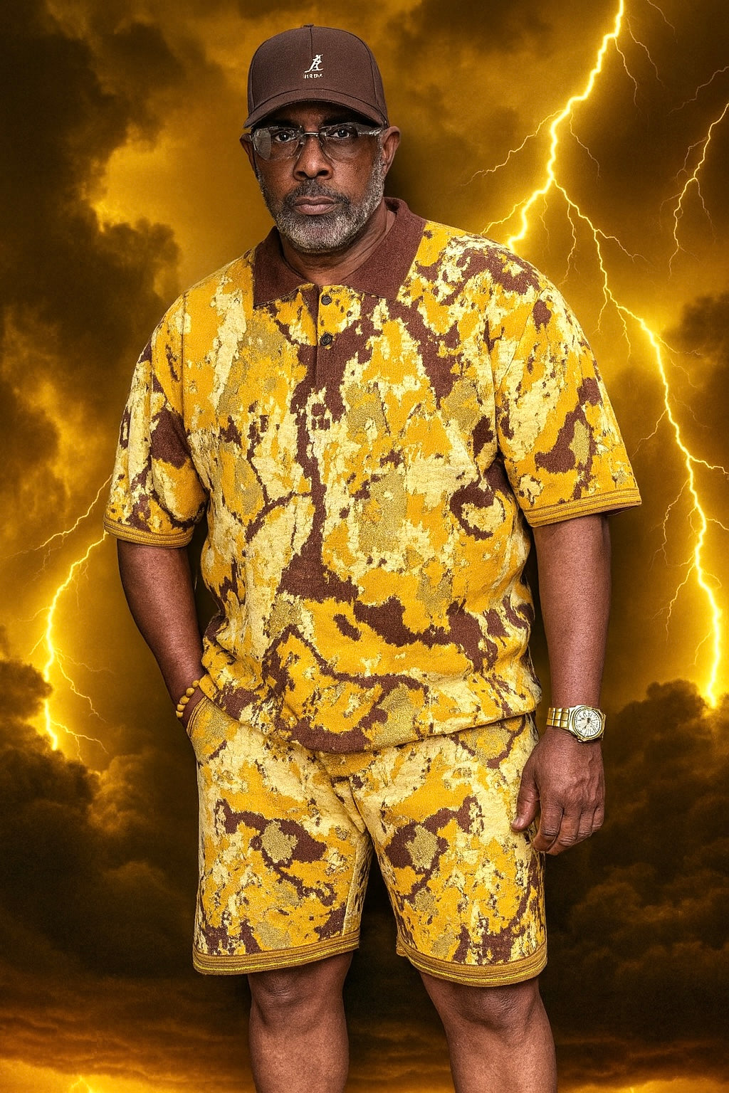 The "Brice" Short Set (Gold)