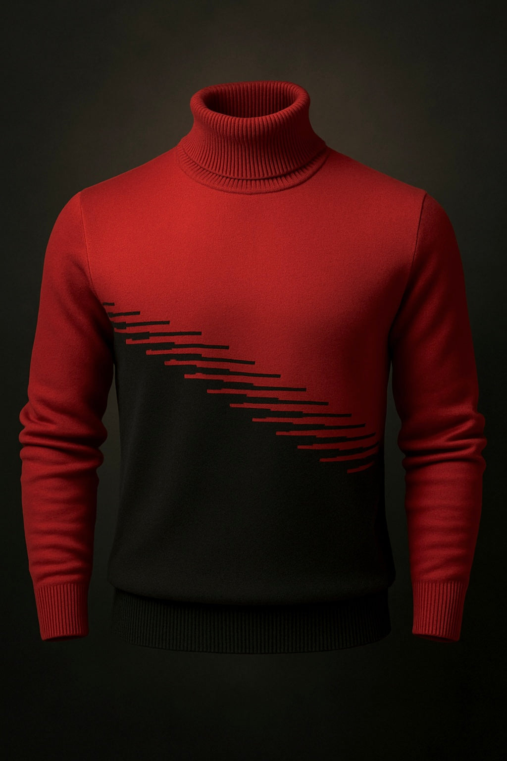 Lavane "Delano" turtleneck (red/black)