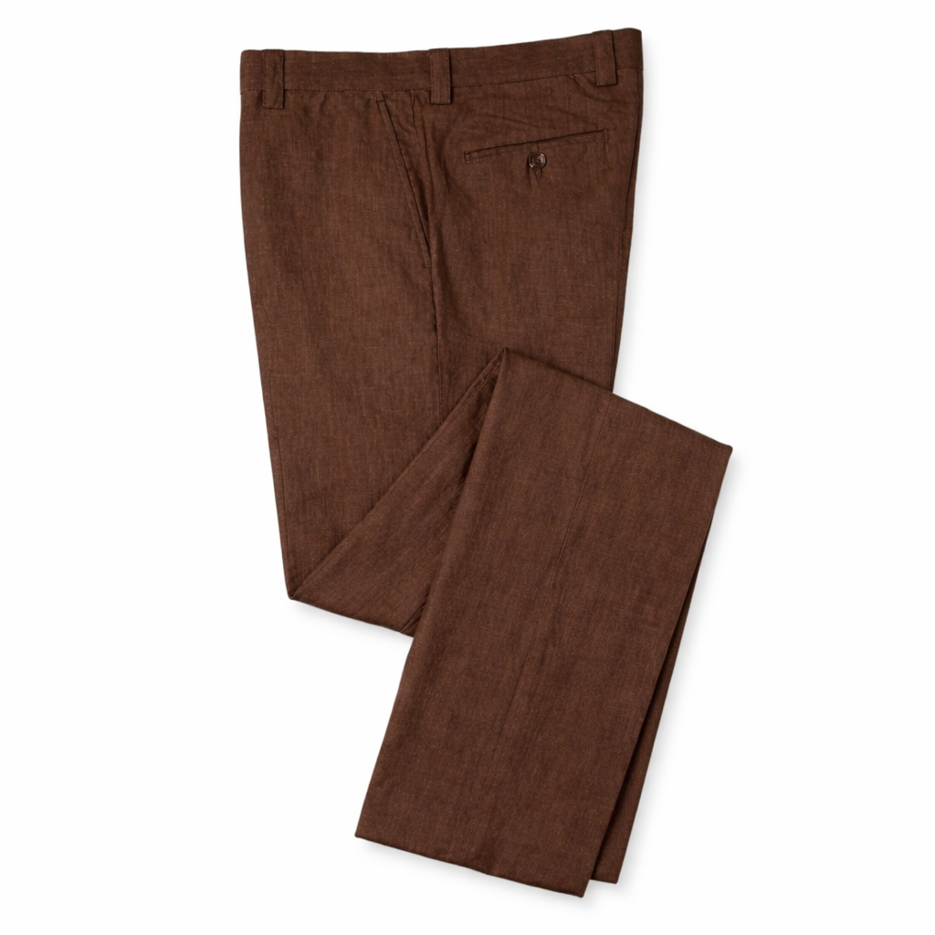 Inserch Linen Pant (Chocolate)