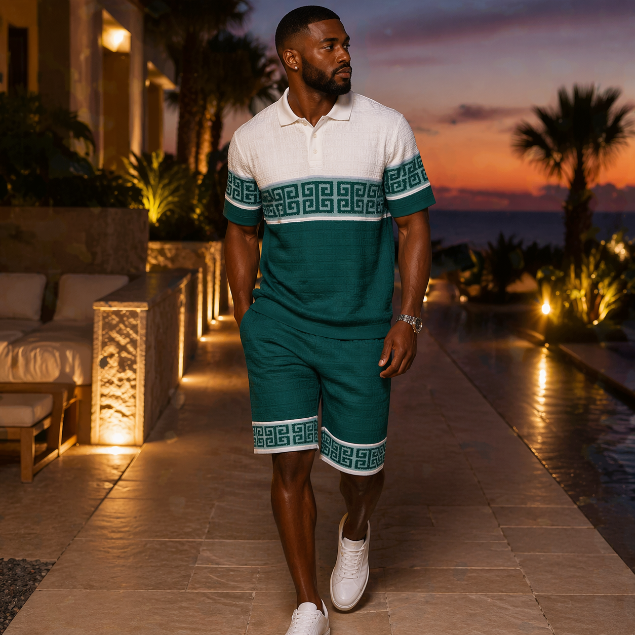 KITH グリーン サマー セットアップ 限定コラボ】KITH × ADIDAS FOOTBALL セットアップ (KITH NYC