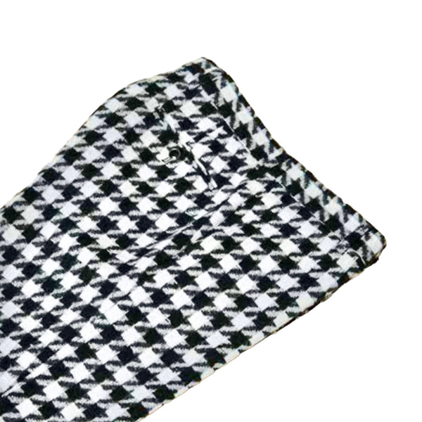 Pre-Order Inserch wool blend houndstooth pant (black/white) 41