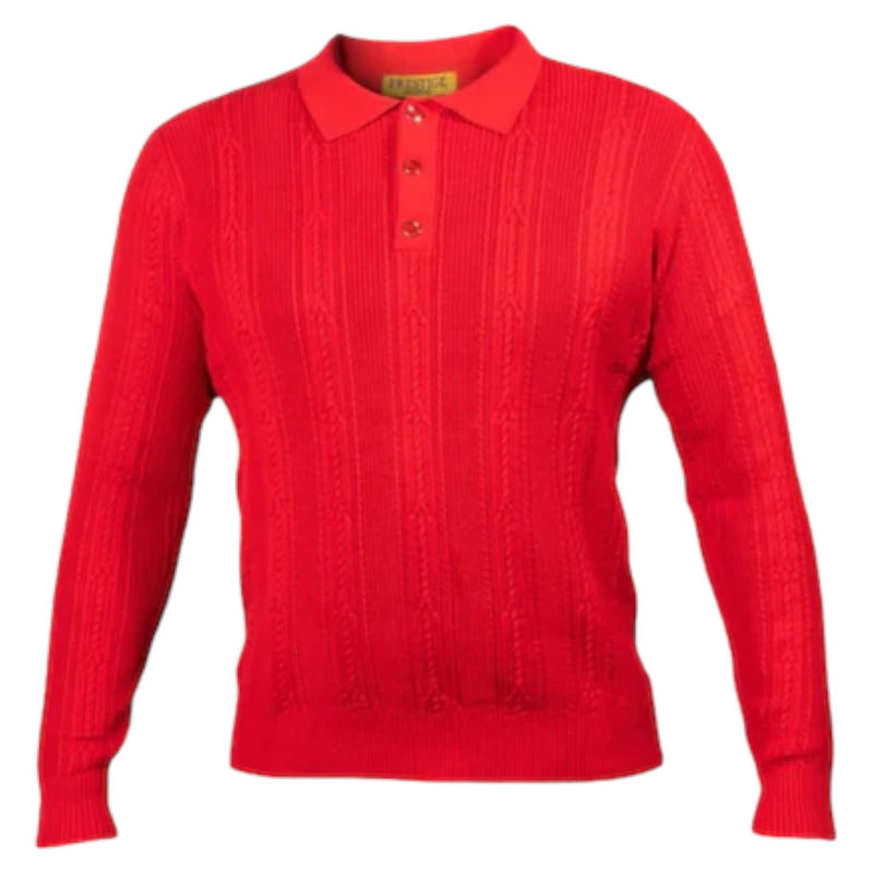 Prestige "italiano" Sweater Polo (Red) 300