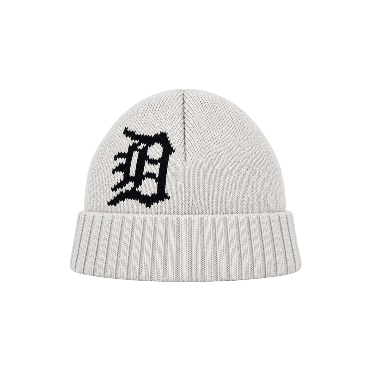 Detroit Beanie Hat – Gray Black