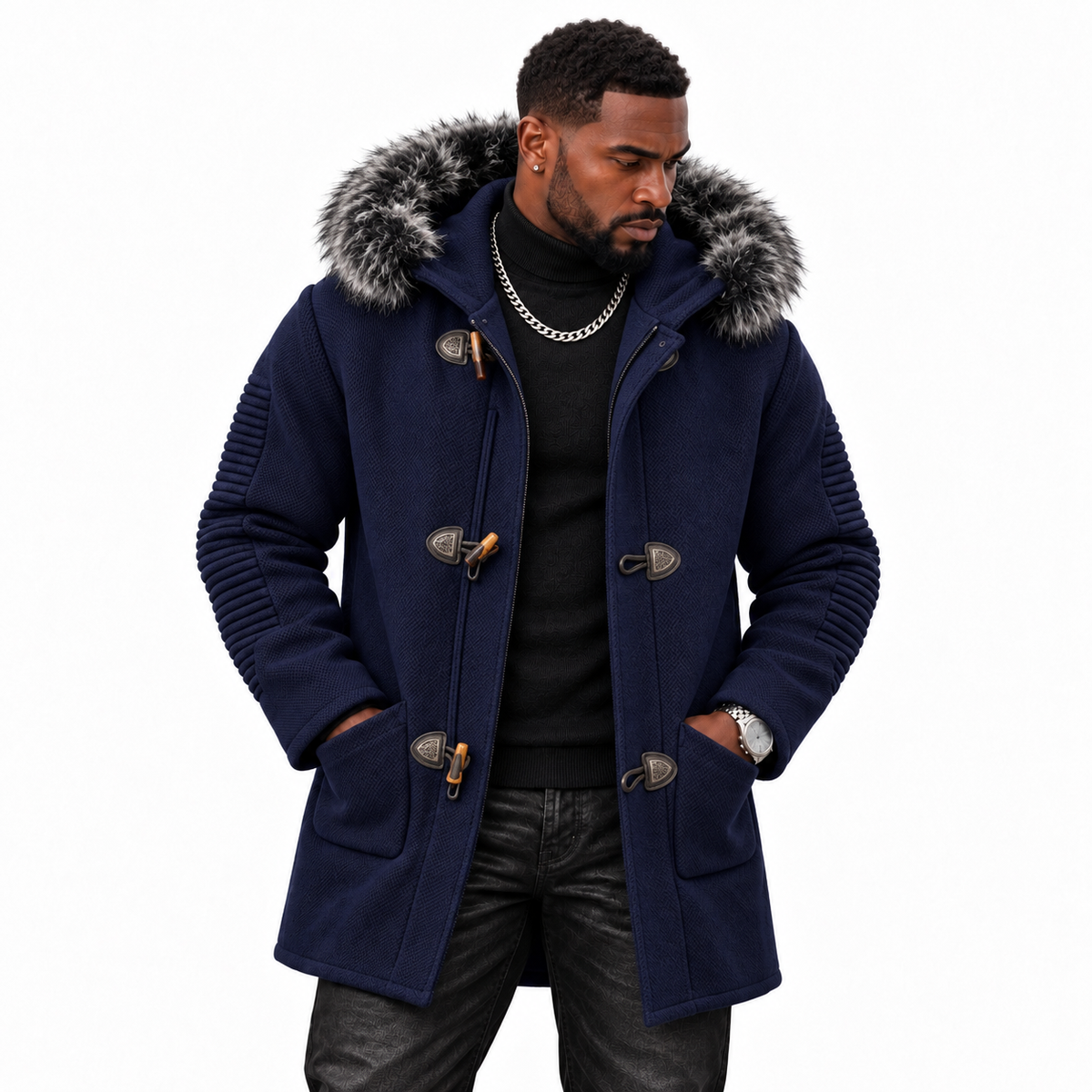 OIM "Lexington" Zip up Sweater (Navy)