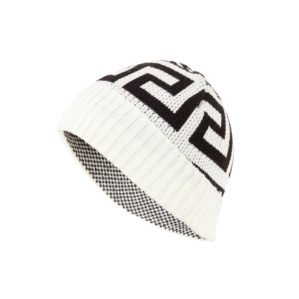 OIM King Beanie Hat (White/Black)
