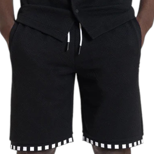 Makobi "Embossed" Shorts (Black) 363