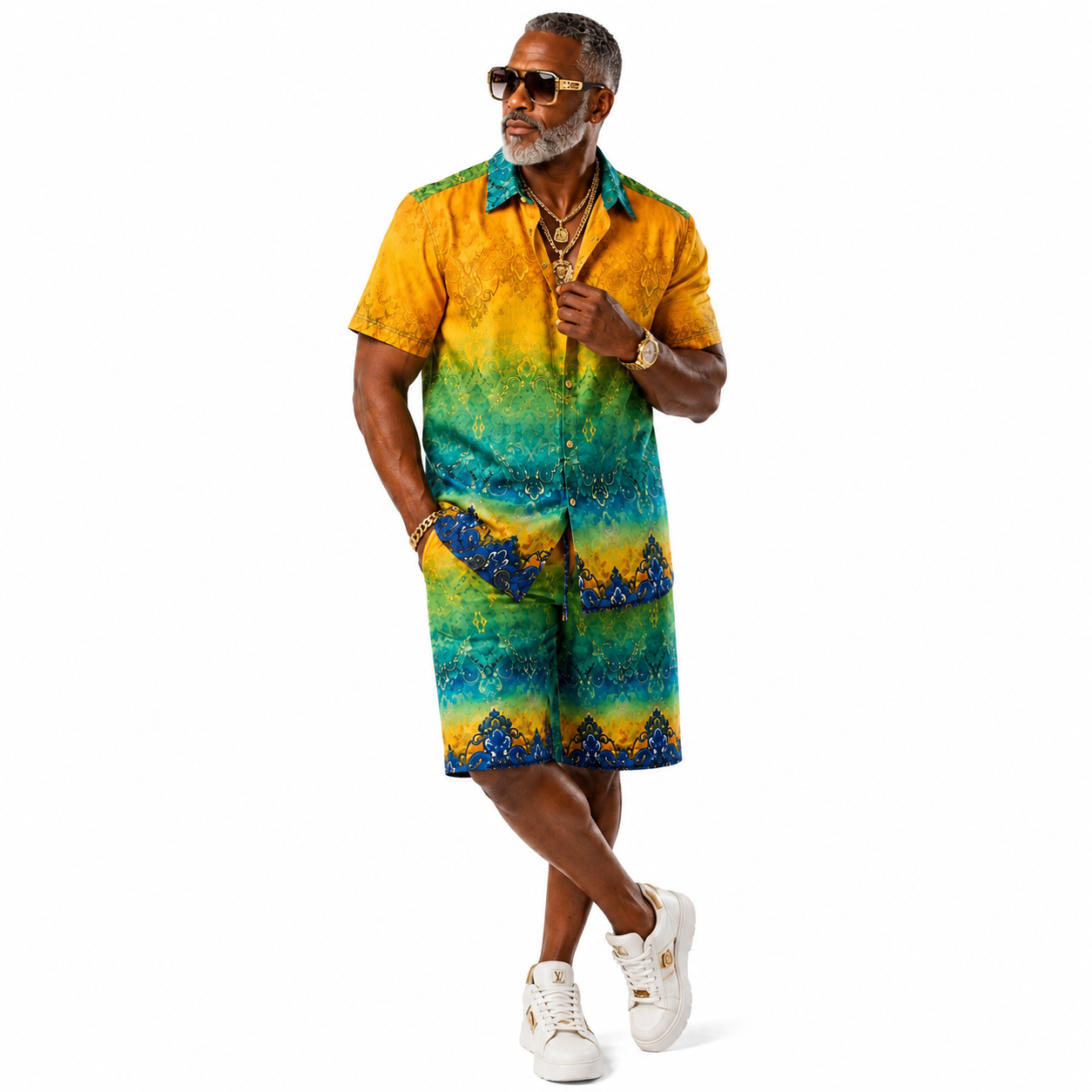 Lanzino Luxury Short Set (Citris) 756