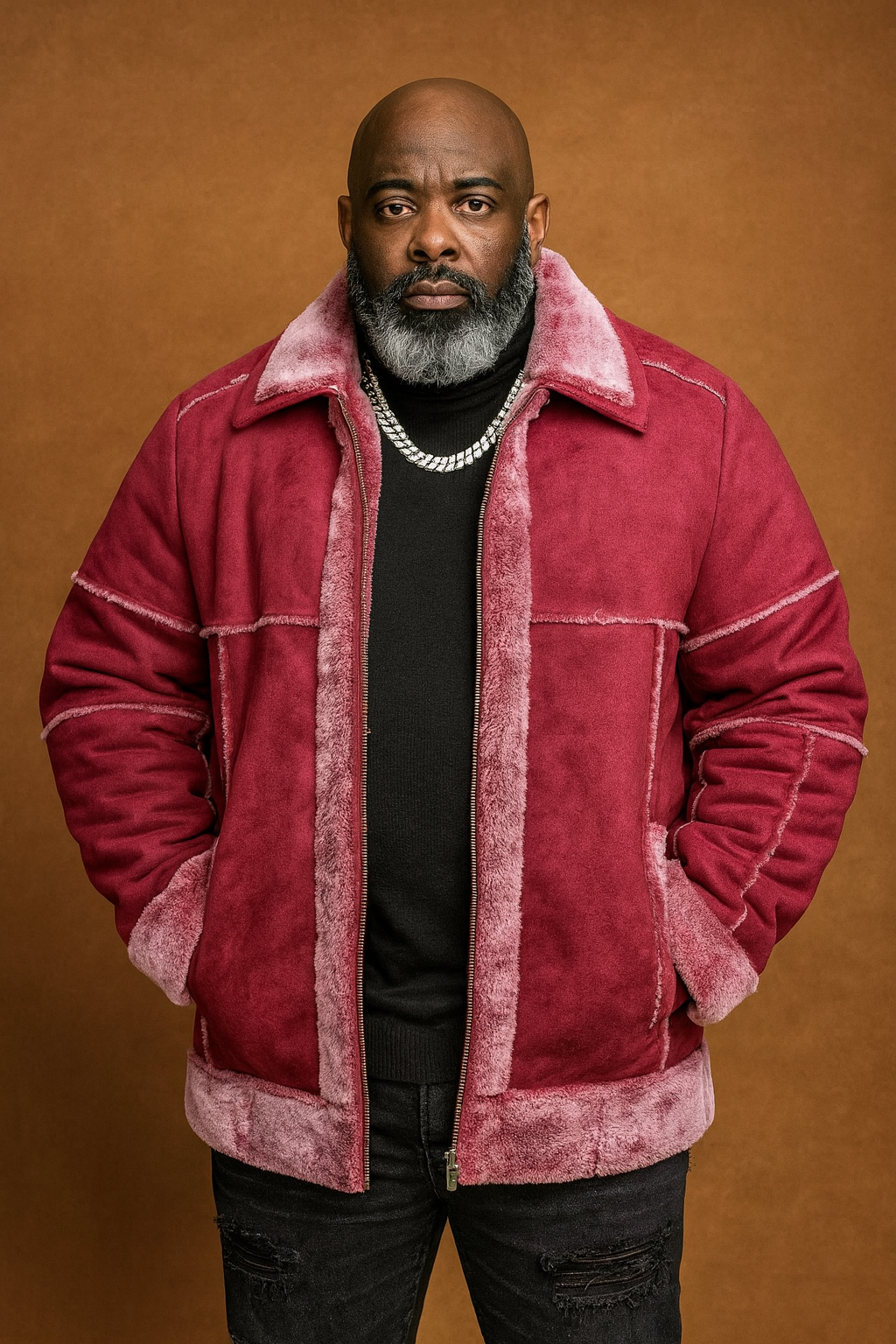 Prestige "Westchester" Shearling (Wine)