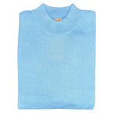 Inserch Cotton Blend Mock Sweater (Blue Mist)
