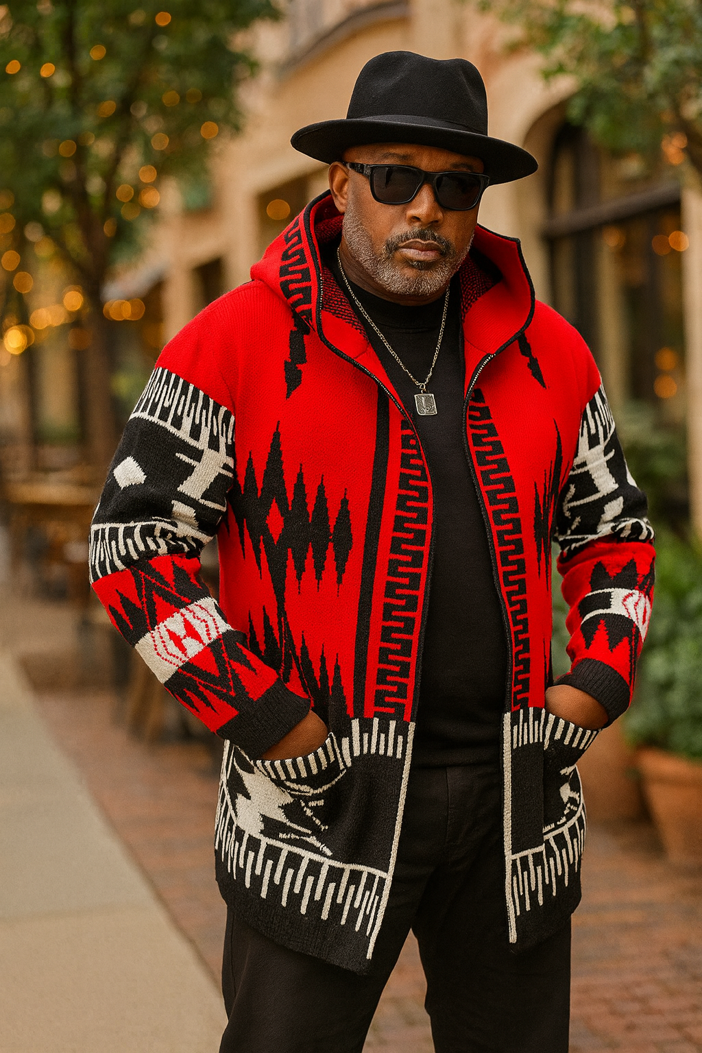 OIM "Arrowhead" 3/4 Length Throwover (Black/Red)