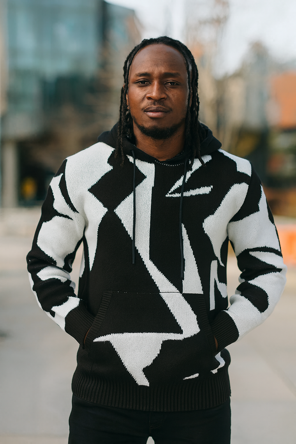 OIM G3 Hoody Sweater (Black/White)