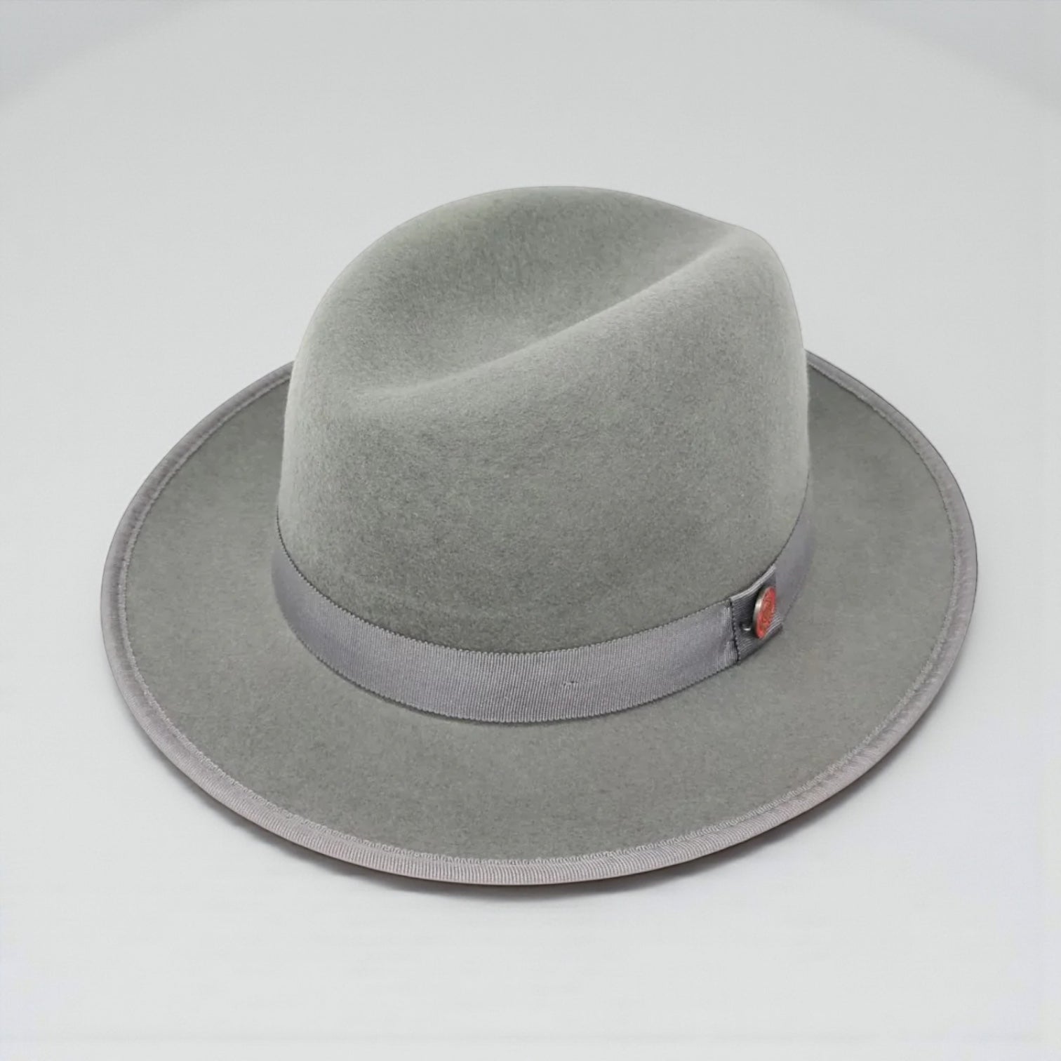 Bruno Capelo Red Bottom Hat "keenan" (Steel Gray/Red)