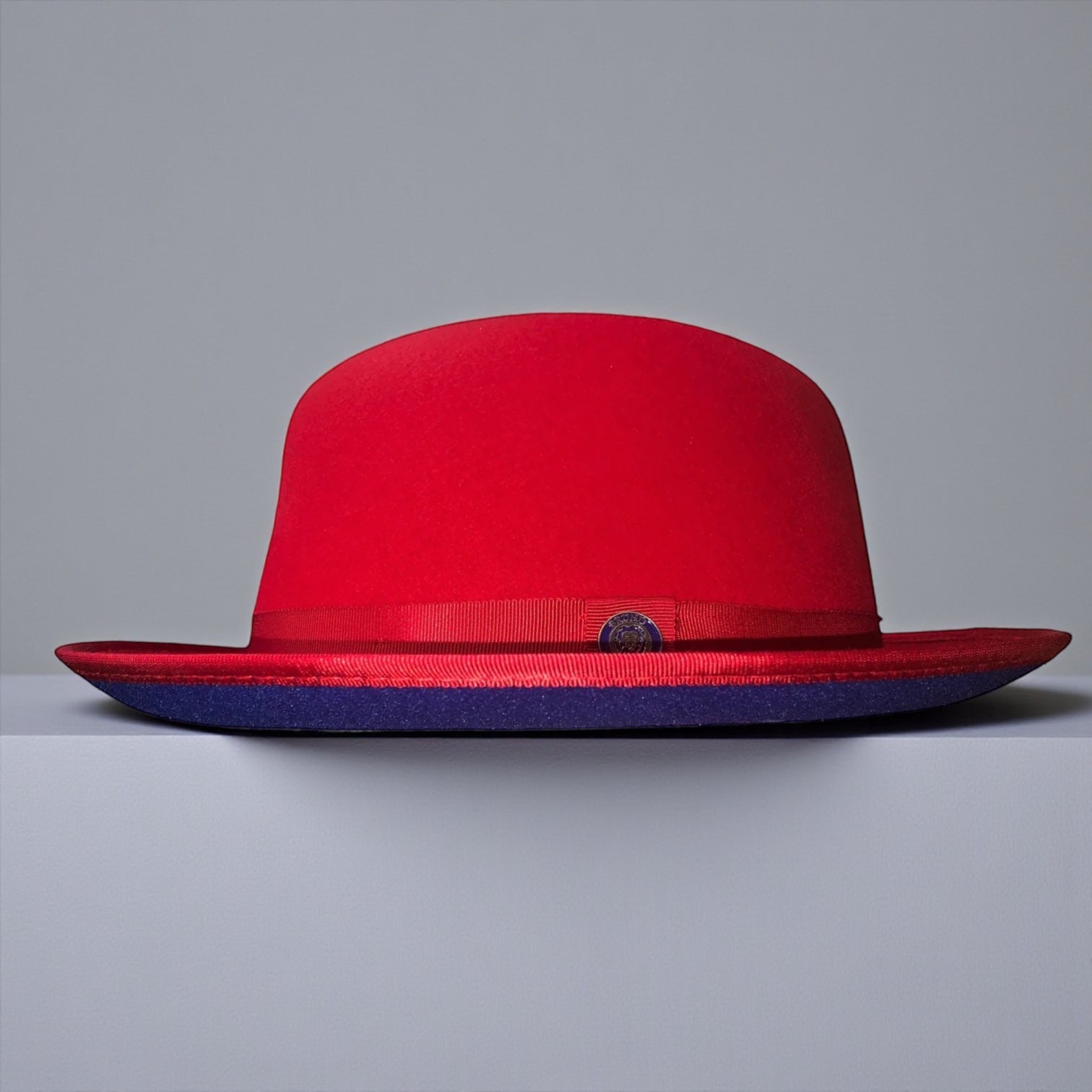 Bruno Capelo Red Bottom Hat "keenan" (Red/Royal)
