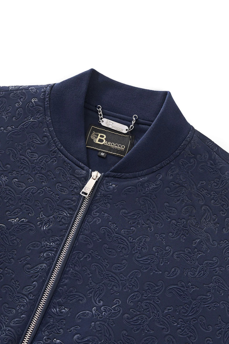 Barocco Mens Luxury Tracksuit - Navy