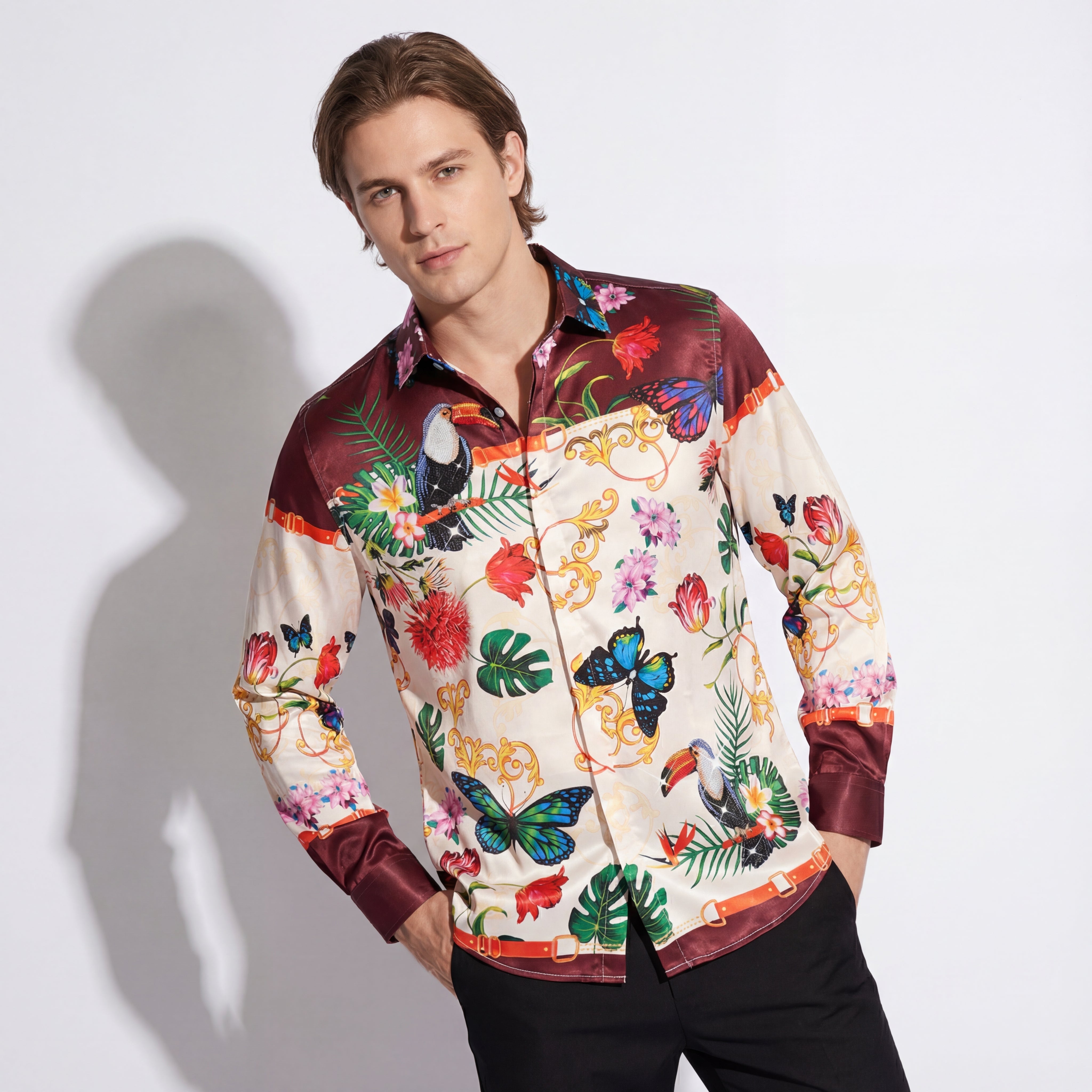 Tropic Muse Button-Up Shirt MULTI