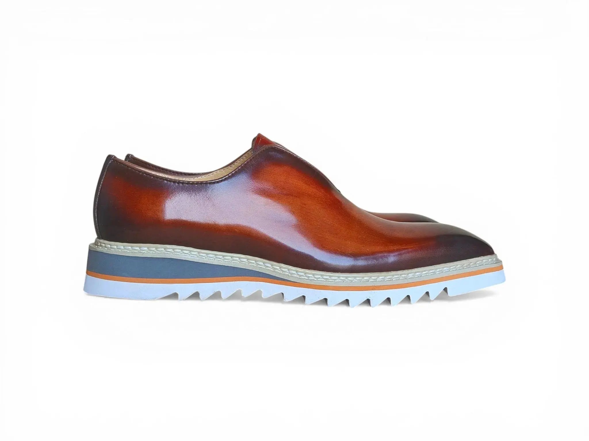 Laceless Loafer with Contrast color lightweight sole