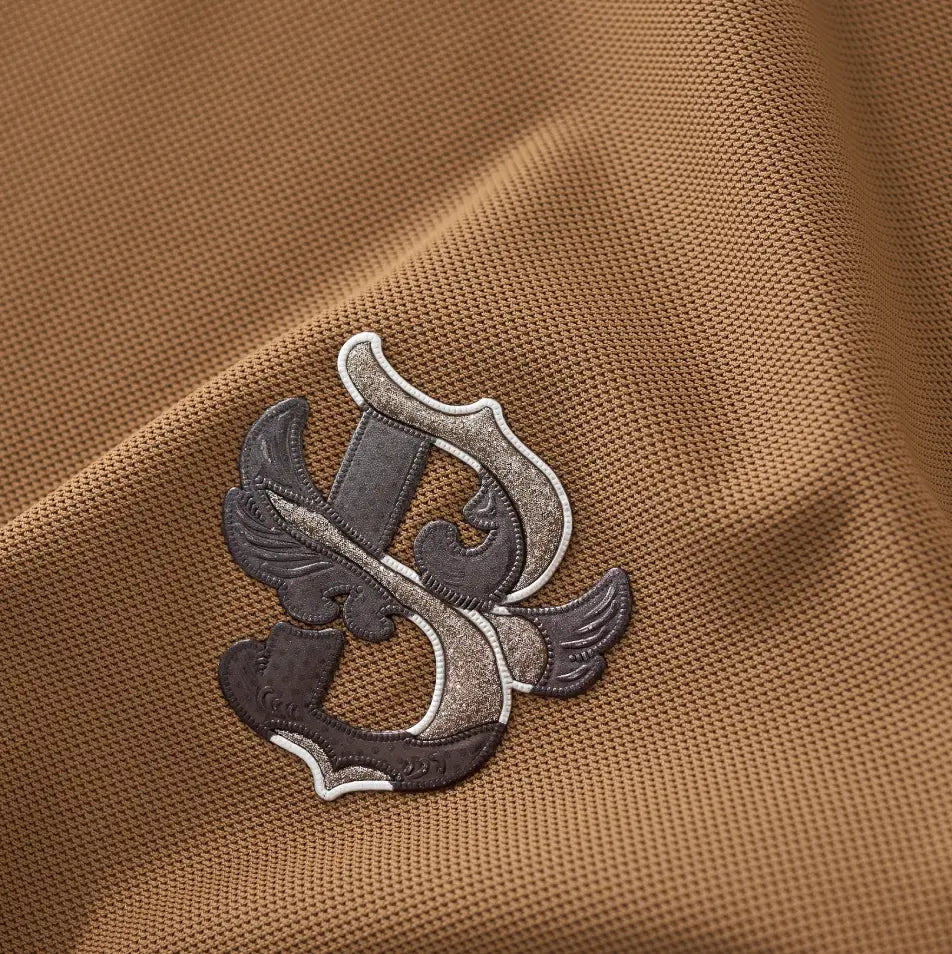 Contrast Trim Performance Polo - El Baron KHAKI