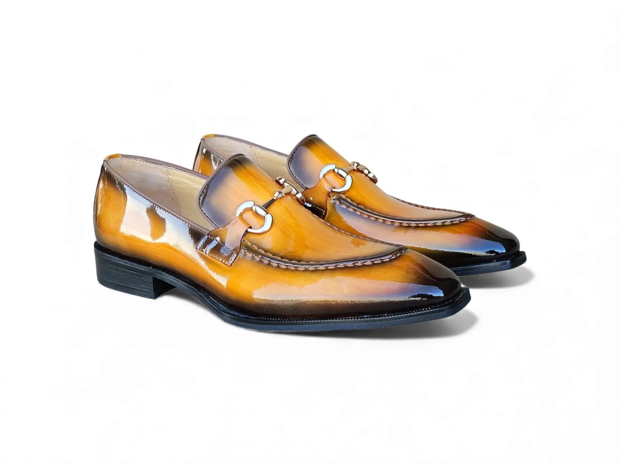 Patent Leather Buckle Loafer