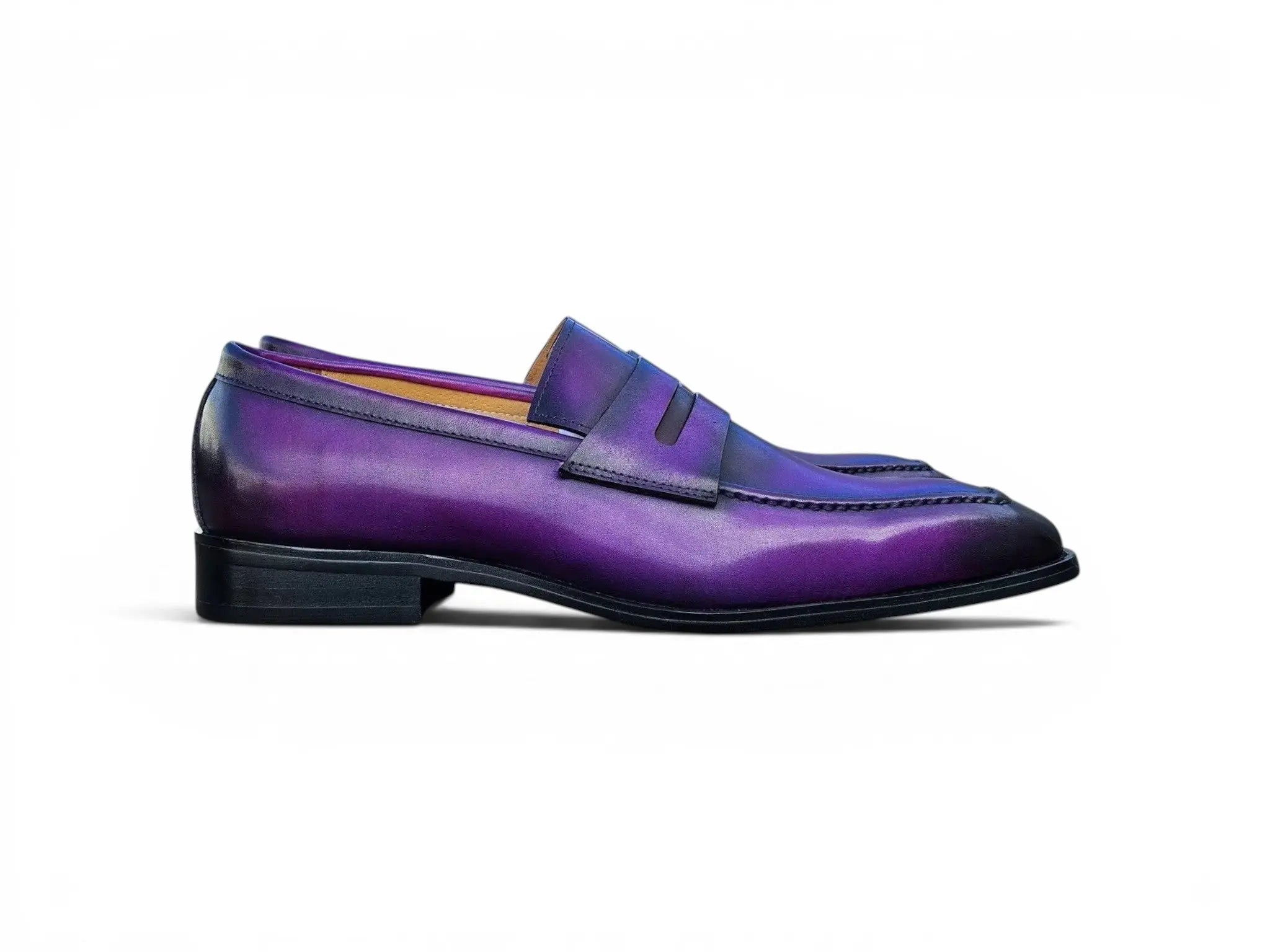 Patina Finished Penny Loafer
