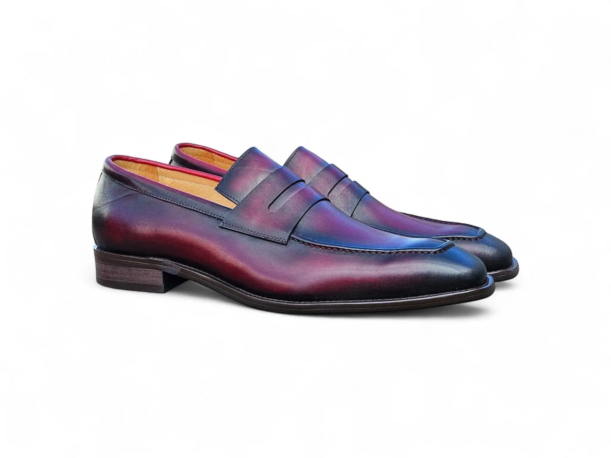Patina Finished Penny Loafer