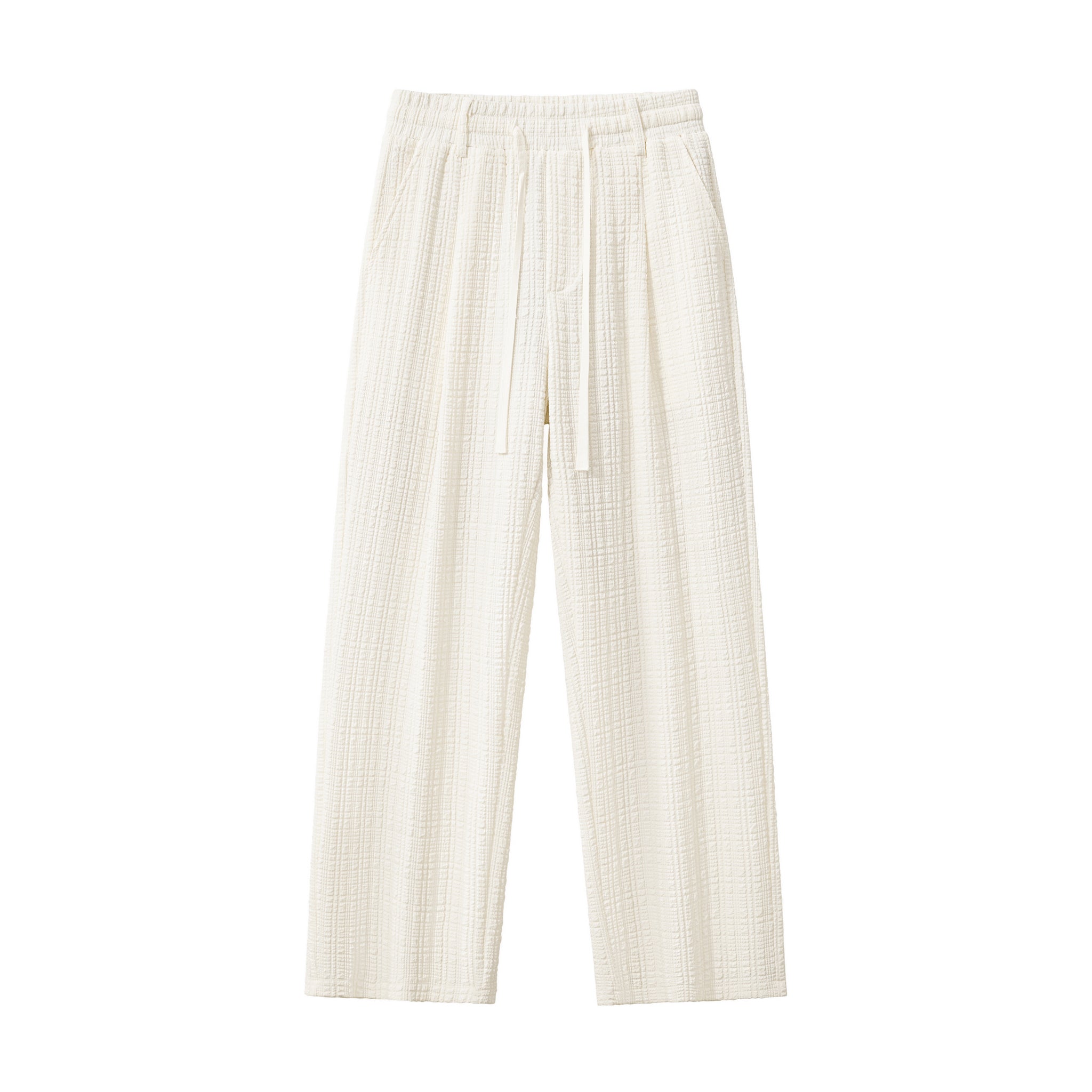 Loft Set – Textured Short Sleeve Shirt & Pant TAUPE