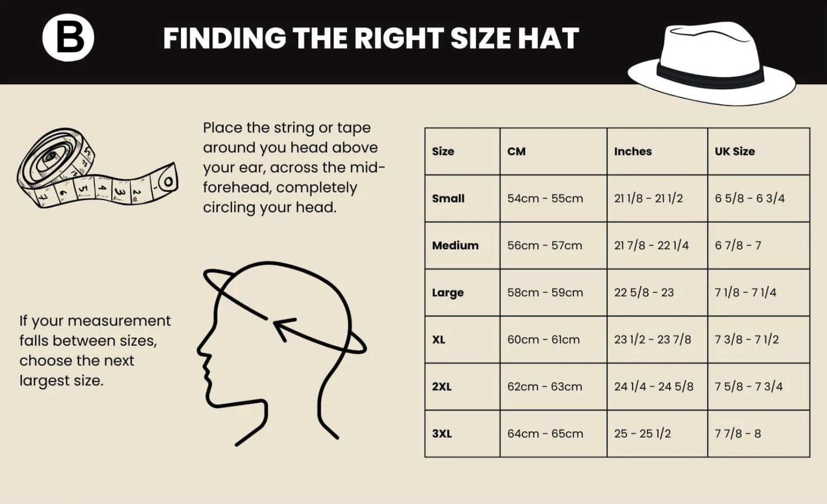 Bently Stingy Brim Hat (Black Aiden)