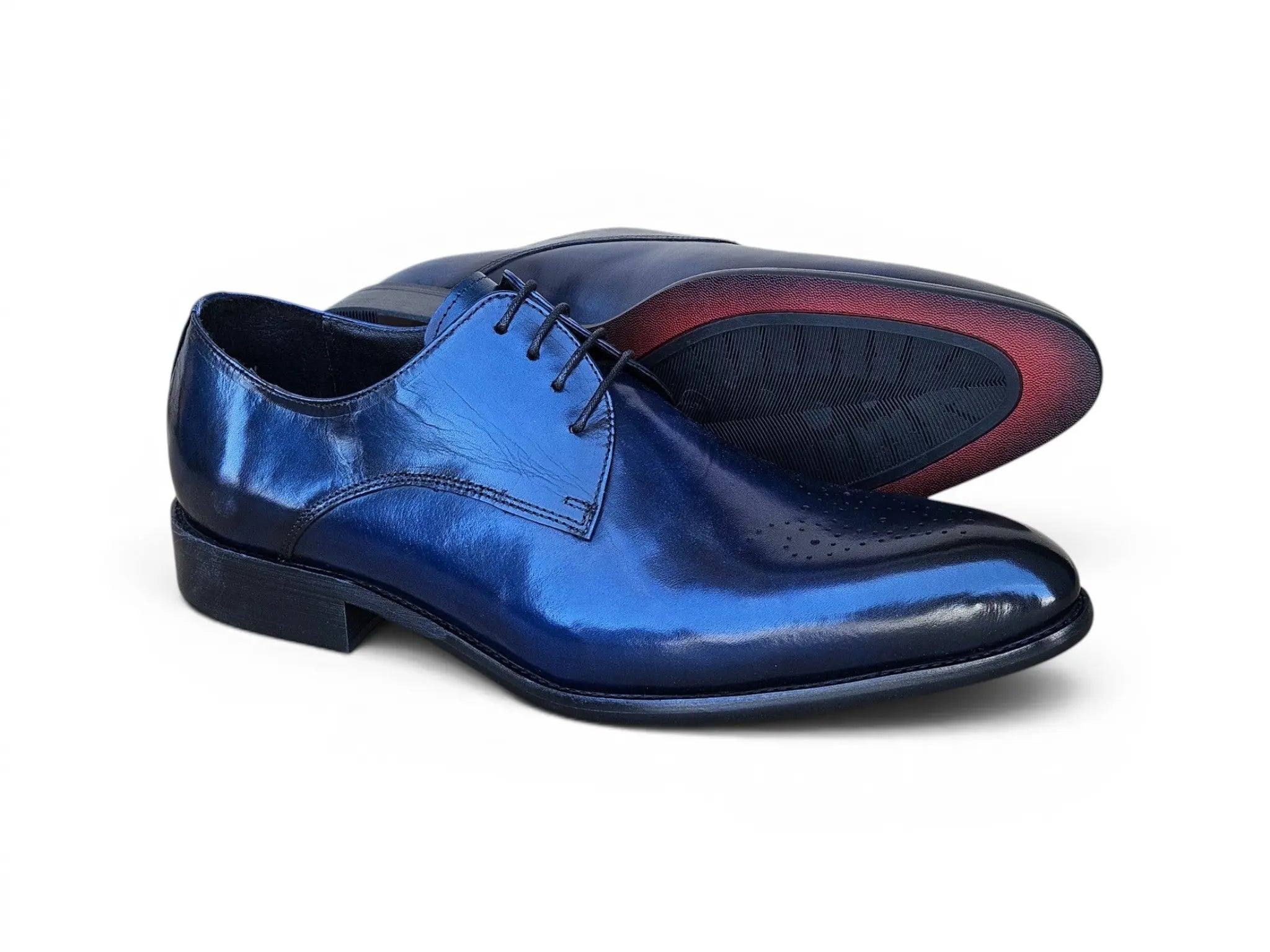 Signature Burnished Lace-up Derby
