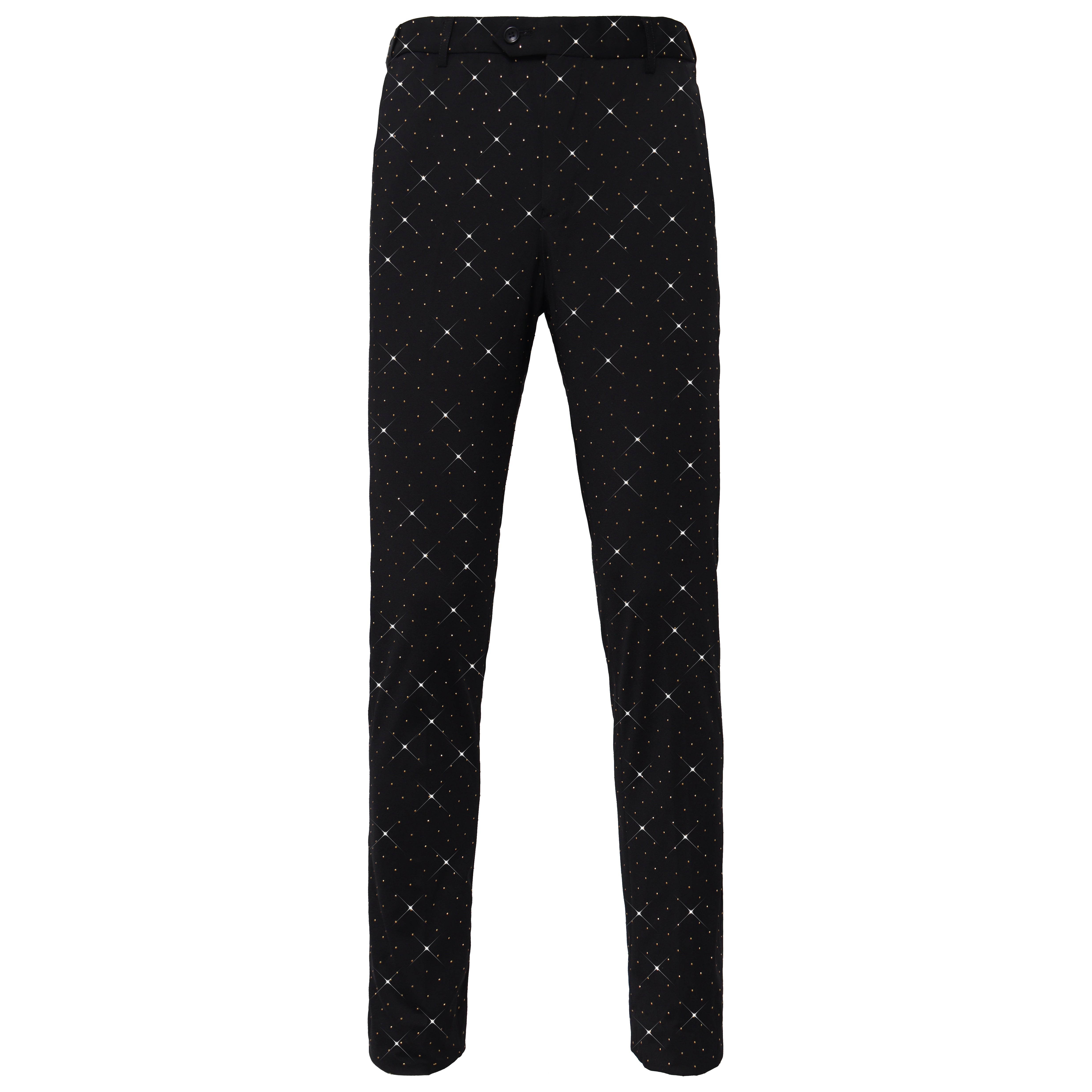 Dapper Details Pants BLACK/GOLD