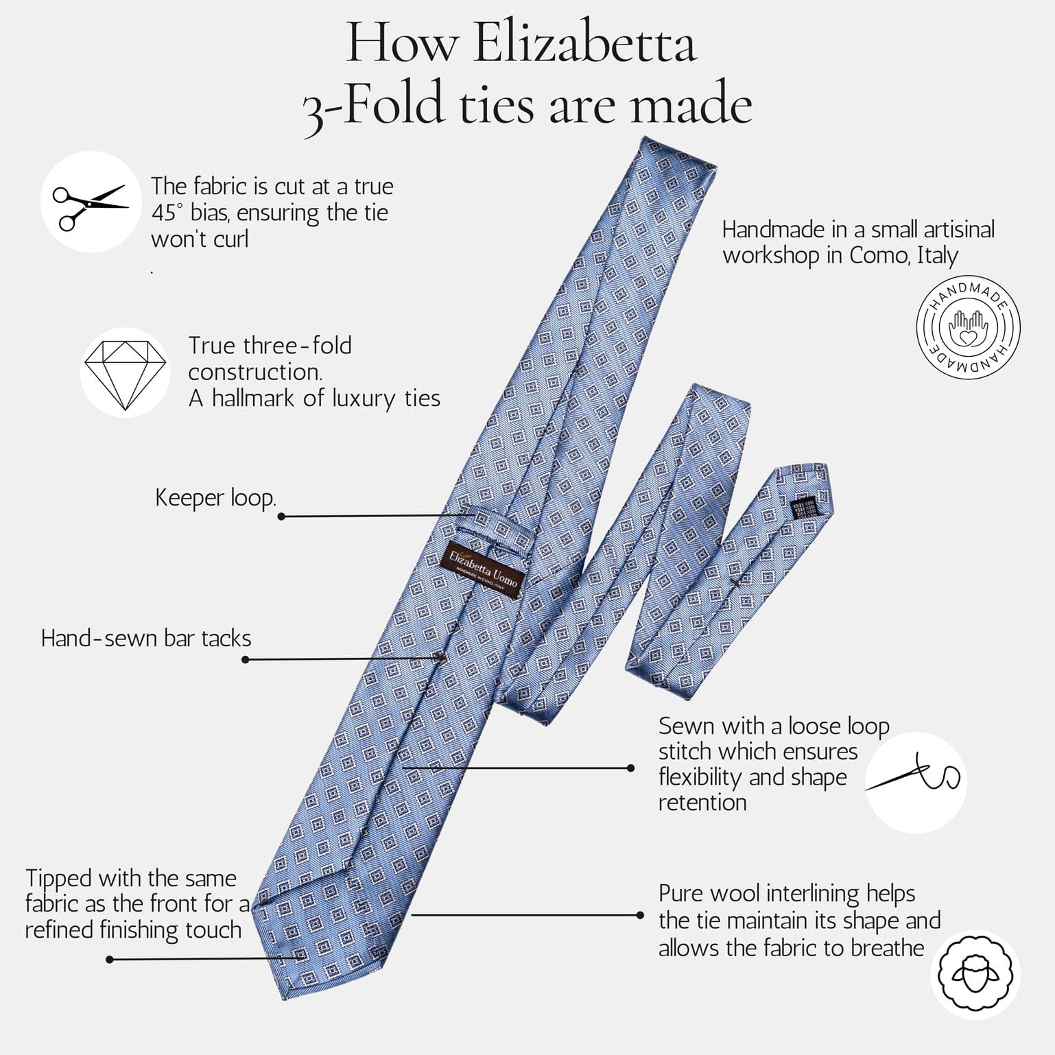 Cortina - Silk Jacquard Tie - Copper