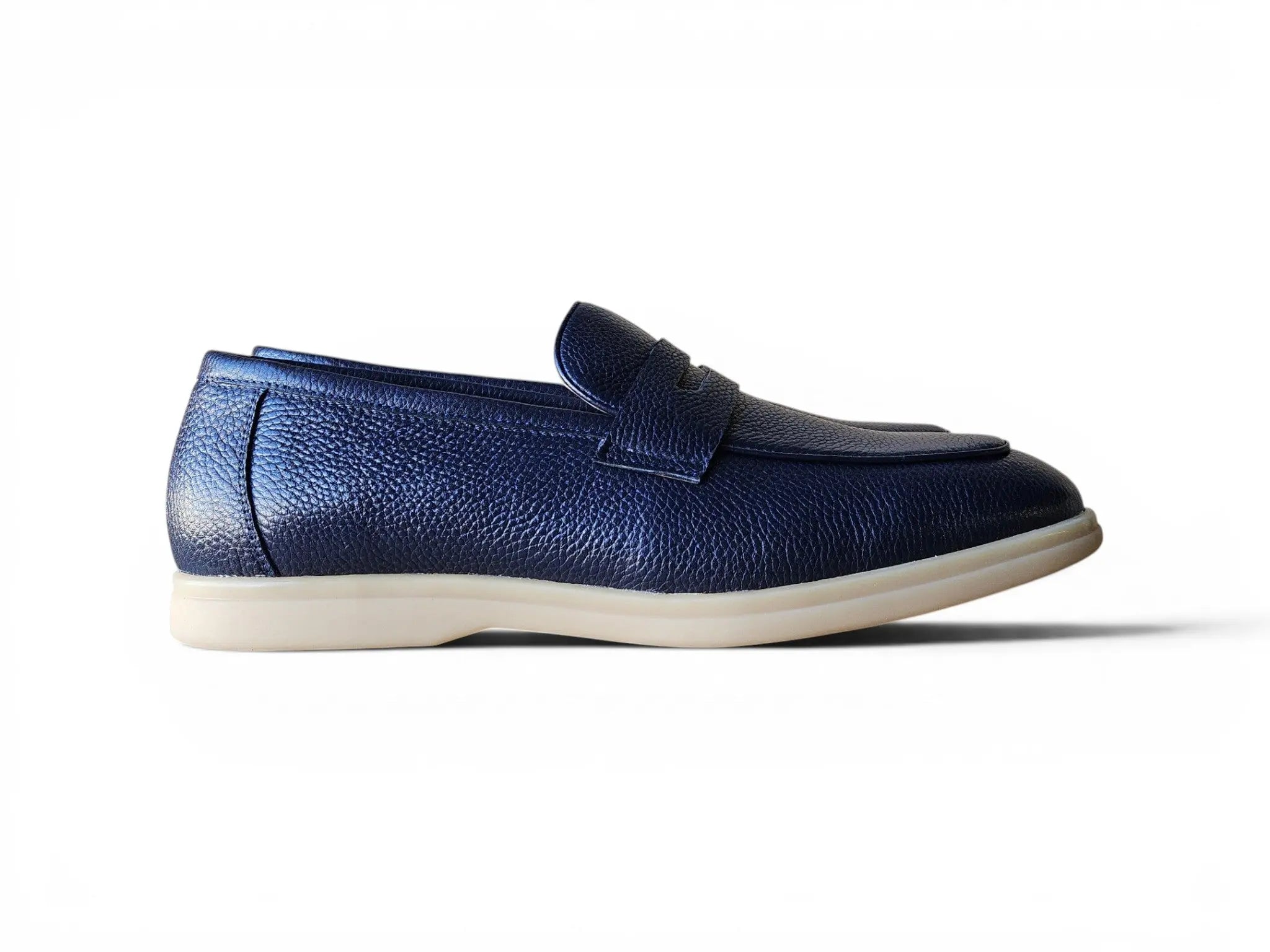 Tumble Calfskin Penny Loafer