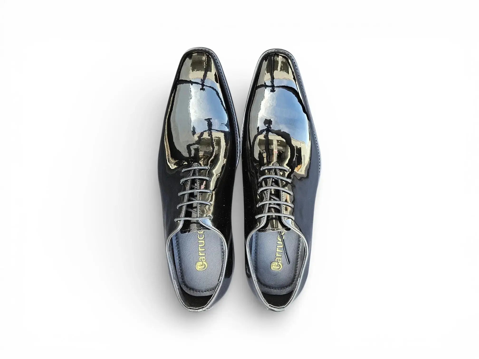 Wholecut Patent Leather Oxford